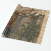 Humpty Dumpty u. Vintage Buch-Illustration Alices Geschenkpapier (Ungerollt)