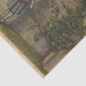 Humpty Dumpty u. Vintage Buch-Illustration Alices Seidenpapier (Ausschnitt)