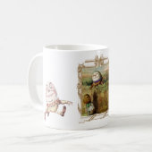Humpty Dumpty und Alice Kaffeetasse (Vorderseite Links)