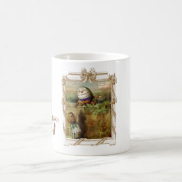 Humpty Dumpty und Alice Kaffeetasse