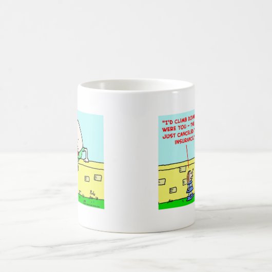 humpty dumpty Versicherung Kaffeetasse (Mittel)