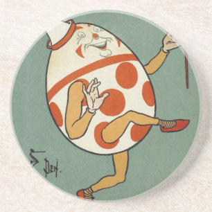 Humpty Dumpty, Vintage Mother Goose Kinderreim Getränkeuntersetzer