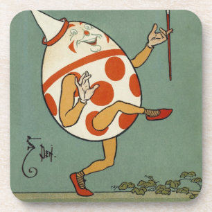 Humpty Dumpty, Vintage Mother Goose Kinderreim Getränkeuntersetzer