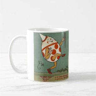 Humpty Dumpty, Vintage Mother Goose Kinderreim Kaffeetasse