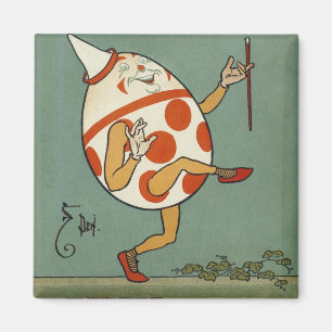 Humpty Dumpty, Vintage Mother Goose Kinderreim Magnet