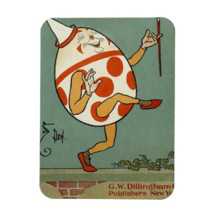 Humpty Dumpty, Vintage Mother Goose Nursery Rhyme Magnet
