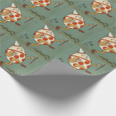 Humpty Dumpty, Vintages Gänse-Kinderzimmer Rhyme Geschenkpapier (Ecke)