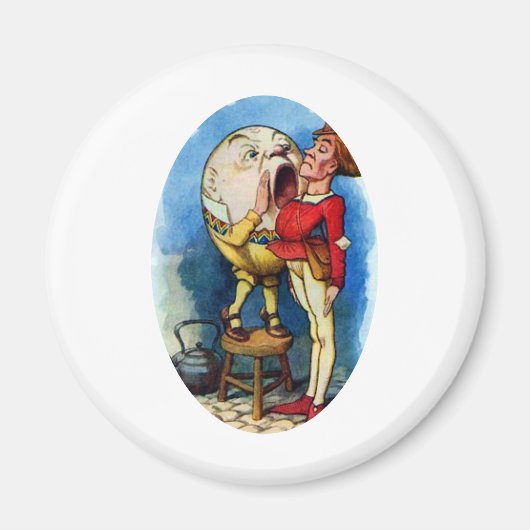 Humpty Dumpty Vollfarbe Magnet (Vorne)