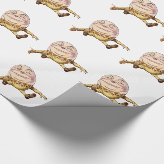 Humpty Dumpty von der Alicen im Wunderland Geschenkpapier (Ecke)