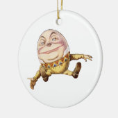 Humpty Dumpty von der Alicen im Wunderland Keramik Ornament (Links)