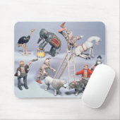 Humpty Dumpty Zirkusakrobaten und Menagerie Mousepad (Mit Mouse)