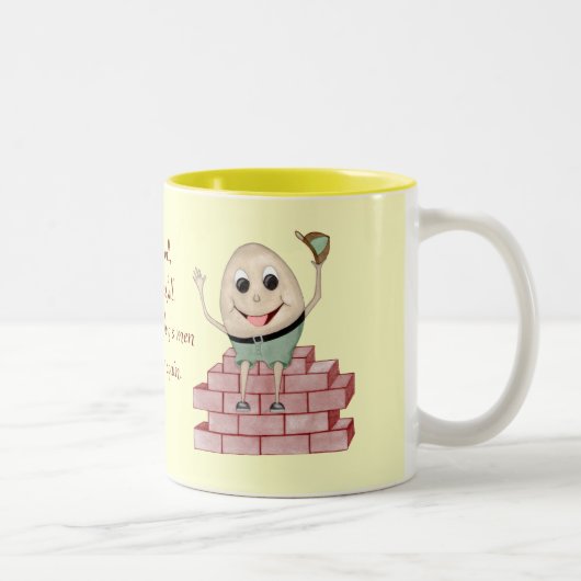 Humpty Dumpty Zweifarbige Tasse (Rechts)