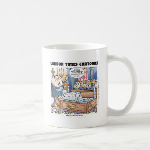 Humpty Dumptys Beerdigung Lustige Cartoon Geschenk Kaffeetasse