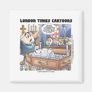 Humpty Dumptys Funeral Funny Cartoon Gifts & Tees Magnet