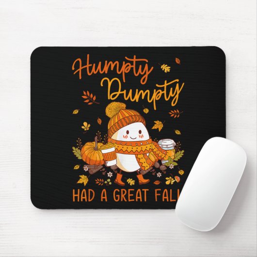 Humpty Funny Dumpty hatte einen großen Fall glückl Mousepad (Mit Mouse)