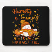 Humpty Funny Dumpty hatte einen großen Fall glückl Mousepad (Vorne)