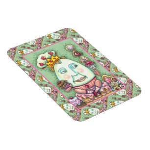 HUMPTY KING OF HEARTS AND CONFEKECTS, VALENTINE MAGNET