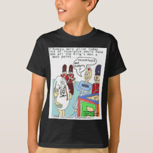 Humpty & Medical Insuarance Funny T-Shirts Karten