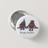 Humpty Pumpkins...button Button (Vorne & Hinten)