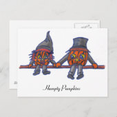 Humpty Pumpkins...Postcard Postkarte (Vorne/Hinten)