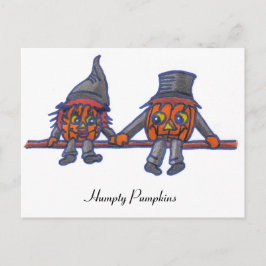 Humpty Pumpkins...Postcard Postkarte