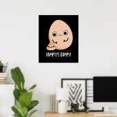 Humpty's Dumpy Lustiges Ei Kumpelwitz Dunkler Hint Poster (Heimbüro)