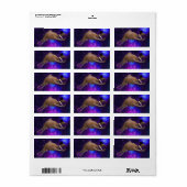 Humpy Jumpy Happy New Year 2022 Adressaufkleber (Vorne)