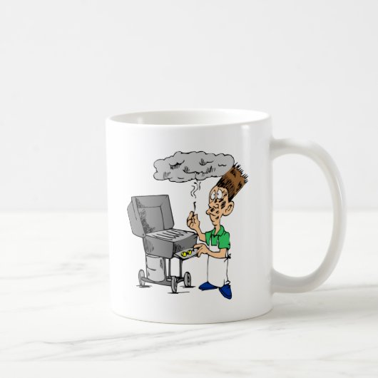 Humrous Grill Geschenke Kaffeetasse (Rechts)