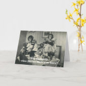 Humsive Affenkarte Karte (Gelbe Blume)