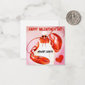 Humster Koch Cook'n Valentine Mitteilungskarte (Vorderseite/Rückseite Beispiel)