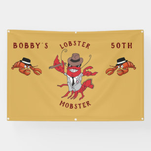 Humster Mobster 🦞 Funny Cartoon Gangster Banner