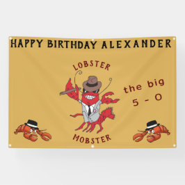 Humster Mobster 🦞 Funny Cartoon Gangster Banner