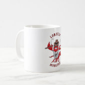 Humster Mobster 🦞 Funny Cartoon Gangster Kaffeetasse (Vorderseite Links)