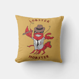 Humster Mobster 🦞 Funny Cartoon Gangster Kissen
