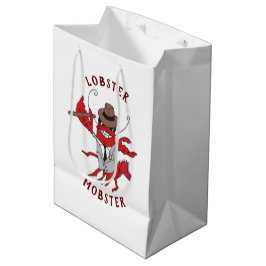 Humster Mobster 🦞 Funny Cartoon Gangster Mittlere Geschenktüte