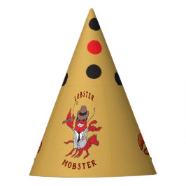 Humster Mobster 🦞 Funny Cartoon Gangster Partyhütchen