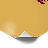 Humster Mobster 🦞 Funny Cartoon Gangster Poster (Ecke)