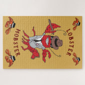 Humster Mobster 🦞 Funny Cartoon Gangster Puzzle (Horizontal)