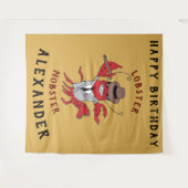 Humster Mobster 🦞 Funny Cartoon Gangster Wandteppich (Vorderseite (Horizontal))