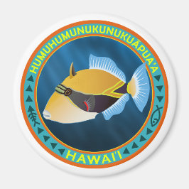 Humu Hawaii Staat Fish Magnet