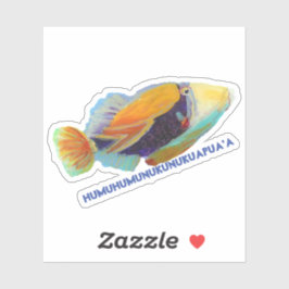 Humu Trigger Fish Hawaiian Sticker
