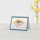 Humuhumu Apua'a Fish Karte (Gelbe Blume)