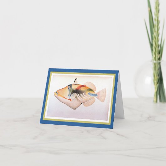Humuhumu Apua'a Fish Karte (Vorderseite)
