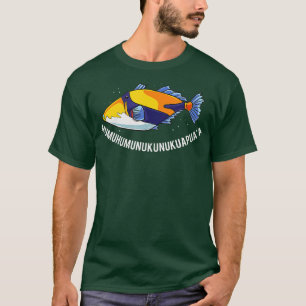 Humuhumunukunukuapuaa Hawaiianischer Staat Fisch T-Shirt
