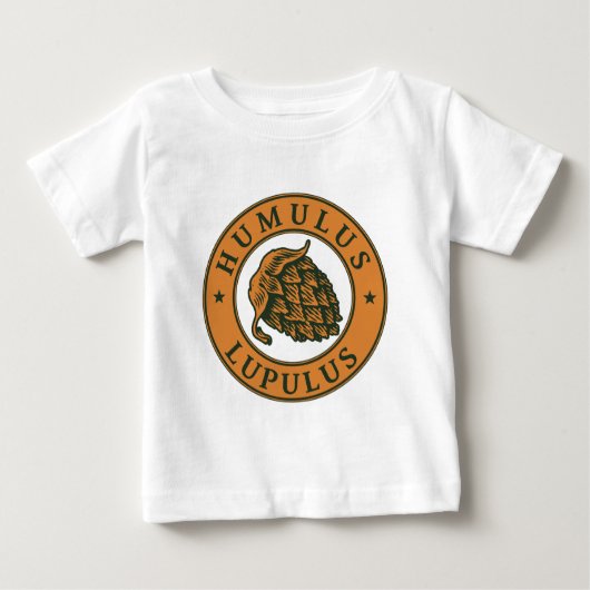 Humulus lupulus hop for craft baby t-shirt (Vorderseite)
