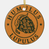 Humulus lupulus hop for craft keramikornament (Vorne)