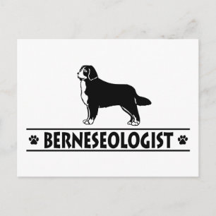 Humurer Bernese Mountain Dog Postkarte
