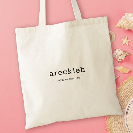 Humurer Caymanian Dialect Arekleh Tote Bag Tragetasche