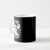 Humurer Ghost Cat Boo Kitty Halloween Kaffeetasse (Vorderseite Links)