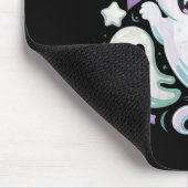 Humurer Ghost Cat Boo Kitty Halloween Mousepad (Ecke)